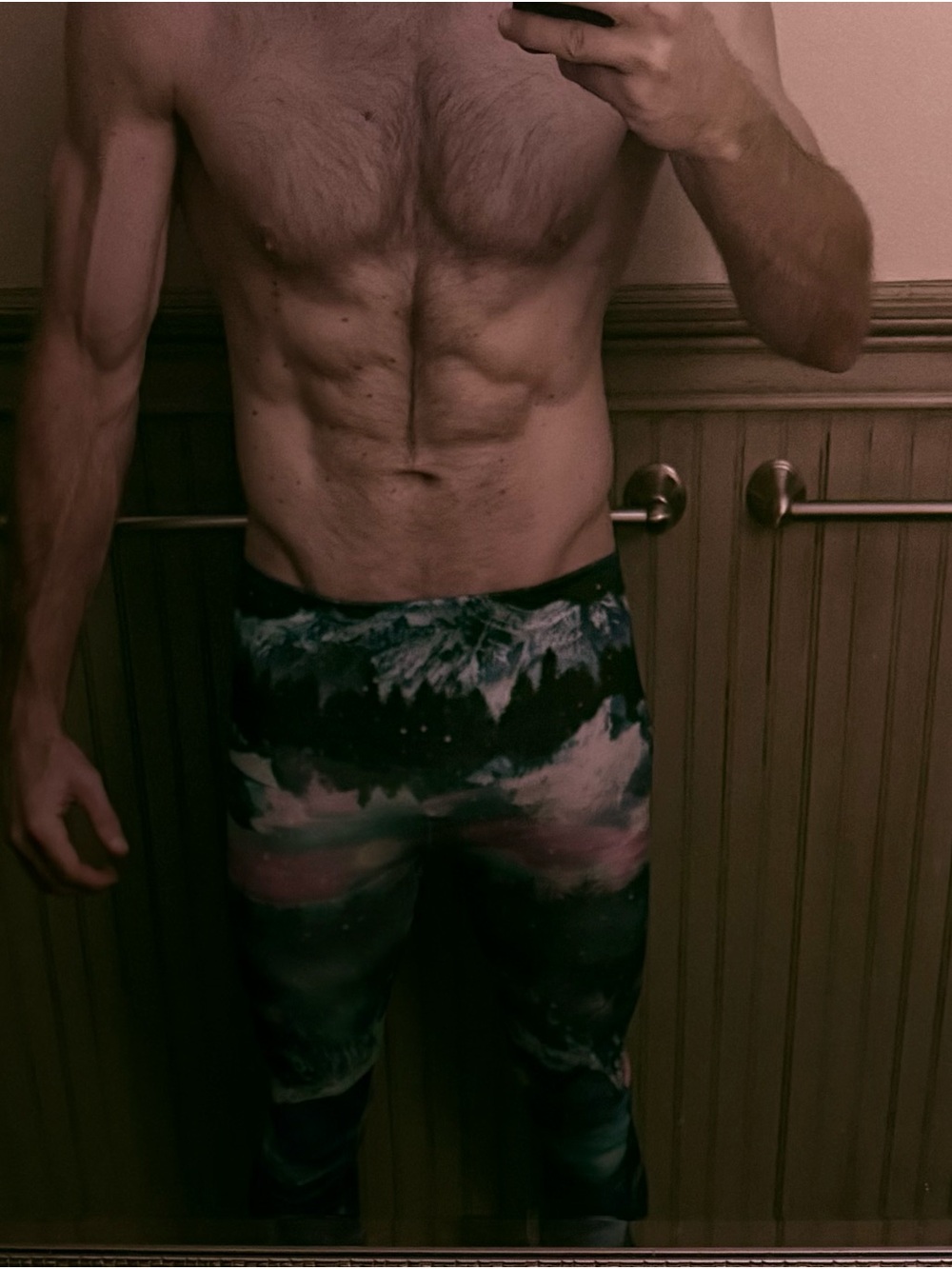 Used no boundaries ski Printed Performance Underwear Tights - Blue Multi